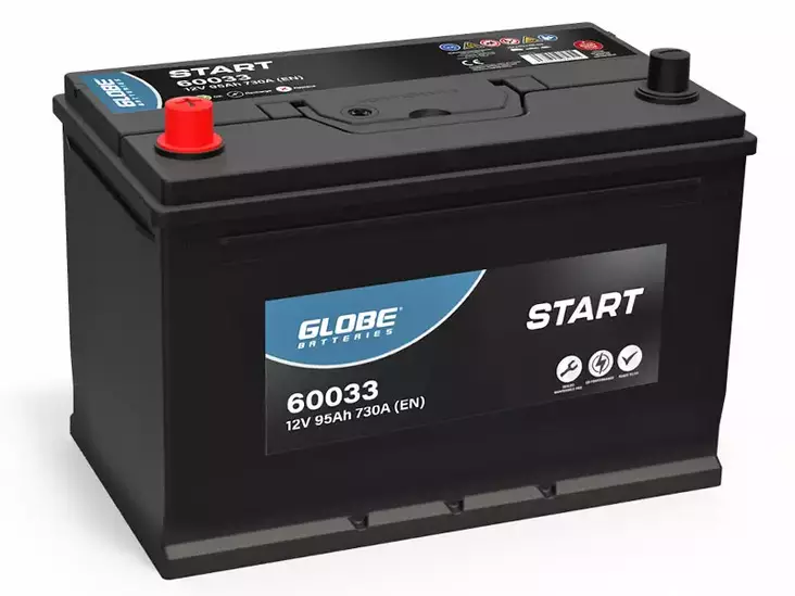 GLOBE SMF 95AH 304X173X220 +/- 730A EN - Yleisosat ja tarvikkeet - 46809 - 1