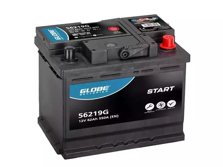 GLOBE START SMF 62AH 242X175X190 -/+ 550A EN - Yleisosat ja tarvikkeet - 46059 - 1