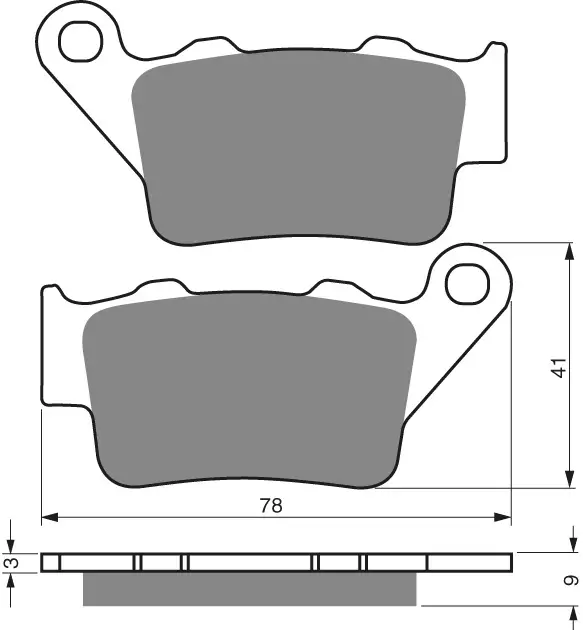 GOLDFREN Jarrupalat 023 Ceramic carbon AD - Moottoripyörän Jarrupalat - 87989 - 1