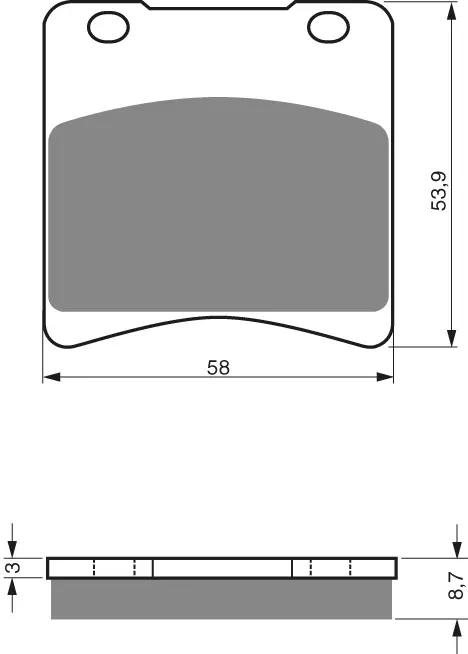 GOLDFREN Jarrupalat 085 Ceramic Carbon S3 - Moottoripyörän Jarrupalat - 88899 - 1