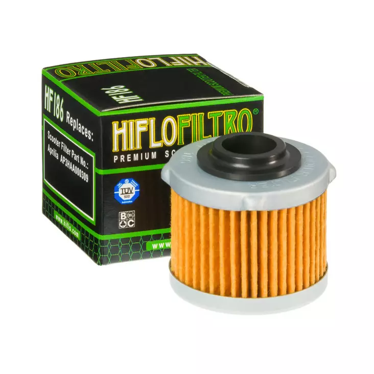 HiFlo öljynsuodatin HF186 - Moottoripyörän Öljynsuodattimet - 106389 - 1