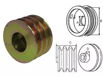 HIHNAPYÖRÄ 22,2/89MM 3X13 - Yleisosat ja tarvikkeet - 42509 - 1