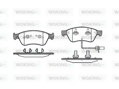 JARRUPALASARJA # WOKING ETU, AUDI, VW - Yleisosat ja tarvikkeet - 6139 - 1