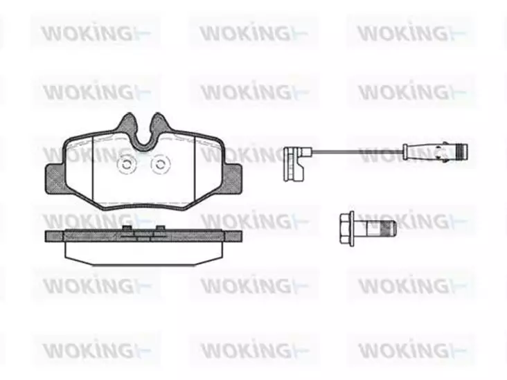 JARRUPALASARJA # WOKING TAKA, MERCEDES SIS. PULTIT - Yleisosat ja tarvikkeet - 6299 - 1