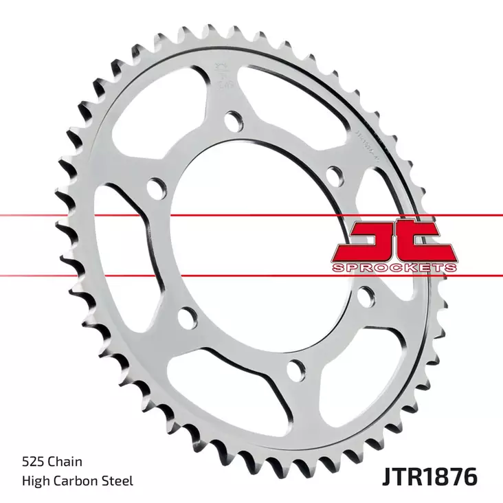 JT Rear Sprocket JTR1876.42 - Moottoripyörän Ketjut & rattaat - 68729 - 1