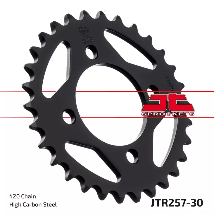 JT Takaratas JTR257.30 - Moottoripyörän Ketjut & rattaat - 78029 - 1