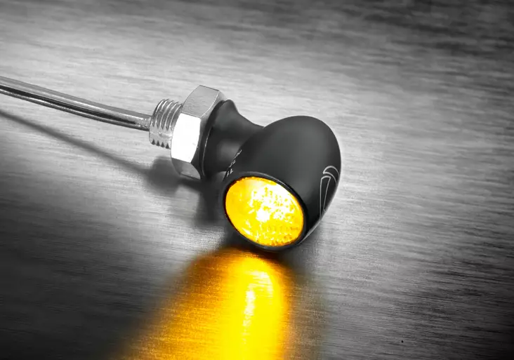Kellermann Atto® indicator black w/ clear glass - Moottoripyörän Valot, vilkut & heijastimet - 106219 - 1