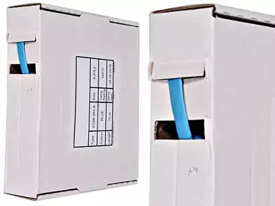 KUTISTESUKKAKELA, 10M, SININEN, 6,4/3,2, 125C, UL224 - Yleisosat ja tarvikkeet - 76749 - 1