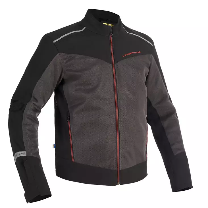 Lindstrands Tekstiilitakki Delsbo Musta Harmaa 58 - MP Takit & Liivit Onroad - 83509 - 1