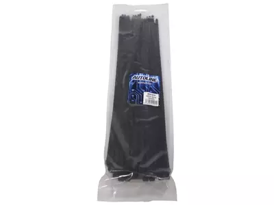 NIPPUSIDE MUSTA AUTOLINE 450X7,8 100 KPL PUSSI - Yleisosat ja tarvikkeet - 36699 - 1
