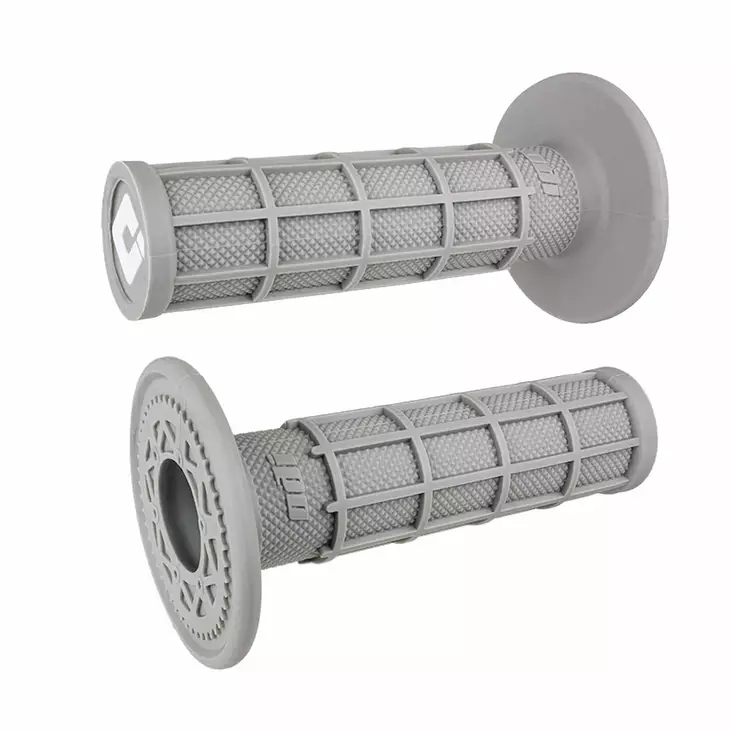 ODI Glue-On Grip Full-Waffle MX Single-Ply (Ruffian) Grey-Soft - Moottoripyörän Ohjaus & hallinta - 81589 - 1