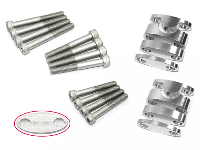 Ohjaustangon korotussarja 28,6mm tangolle - Moottoripyörän Ohjaustangot - 94939 - 1