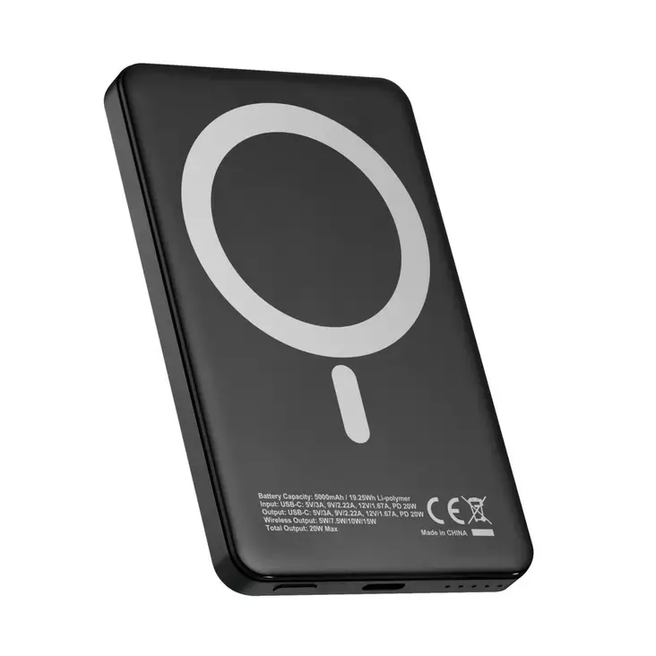 Optiline Mag Power Bank, Portable charger compatible with magsafe tech 91809 - Moottoripyörän GPS & navigointi - 68189 - 1