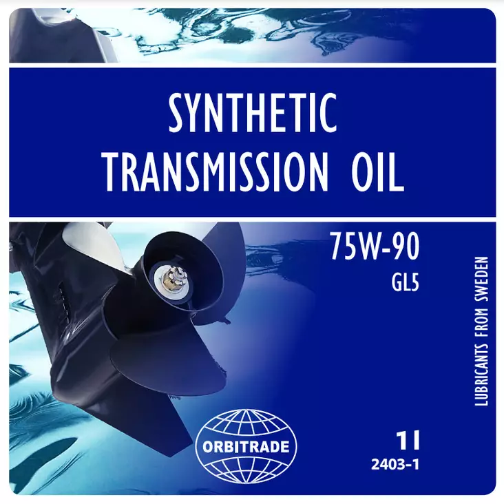 Orbitrade Gearcase oil synthetic 75w90, 1L - Veneöljyt & polttoaineen lisäaineet - 110309 - 1
