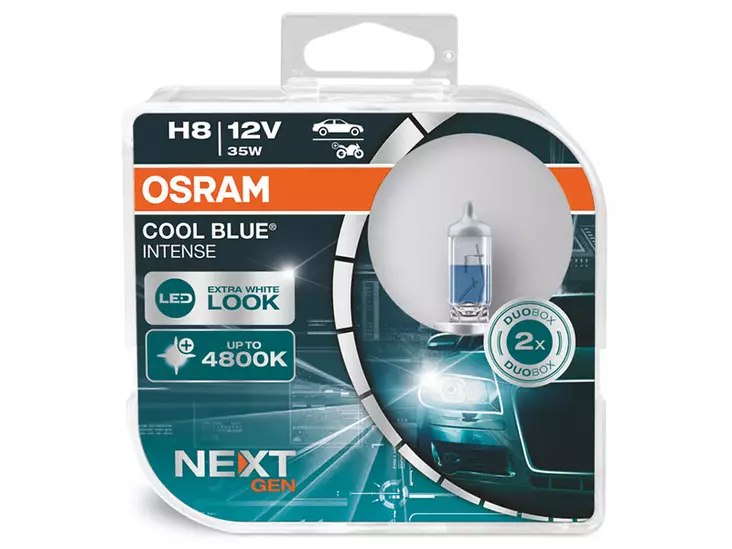 OSRAM COOL BLUE 12V H8 NEXTGEN DUO BOX - Yleisosat ja tarvikkeet - 74739 - 1