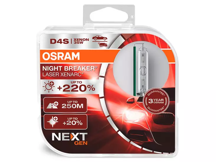 OSRAM D4S XENARC NIGHT BREAKER LASER NEXTGEN DUO BOX - Yleisosat ja tarvikkeet - 73699 - 1