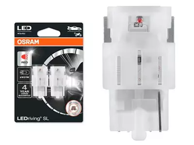 OSRAM LEDRIVING SL 12V W21W RED - Yleisosat ja tarvikkeet - 74469 - 1