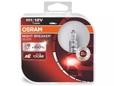 OSRAM # NIGHT BREAKER 12V H1 SILVER - Yleisosat ja tarvikkeet - 73879 - 1