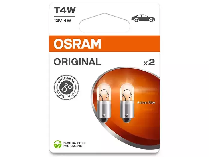 OSRAM ORIGINAL 12V 4W BA9S T4W - Yleisosat ja tarvikkeet - 74879 - 1