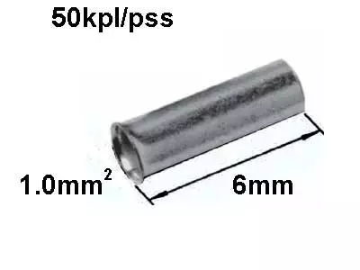 PÄÄTEHOLKKI 1.0MM2 50KPL - Yleisosat ja tarvikkeet - 42439 - 1