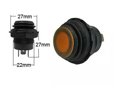 PAINONAPPI VESITIIVIS ON-OFF KELT.LED - Yleisosat ja tarvikkeet - 53279 - 1