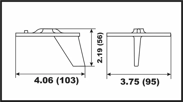 Perf metals anodi evä Honda/Yamaha 20-50HP - Veneen Anodit - 109729 - 1
