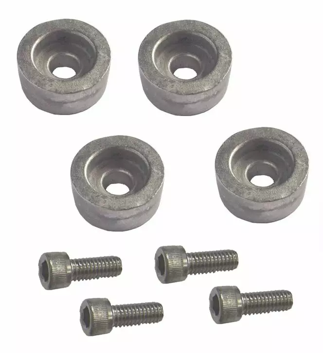 Perf metals anodi Suzuki/J/E (4-pakk.) - Veneen Anodit - 110069 - 1