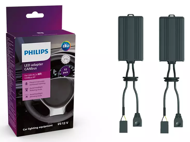 PHILIPS LED-CANBUS SOVITIN 12V H7 - Yleisosat ja tarvikkeet - 74479 - 1