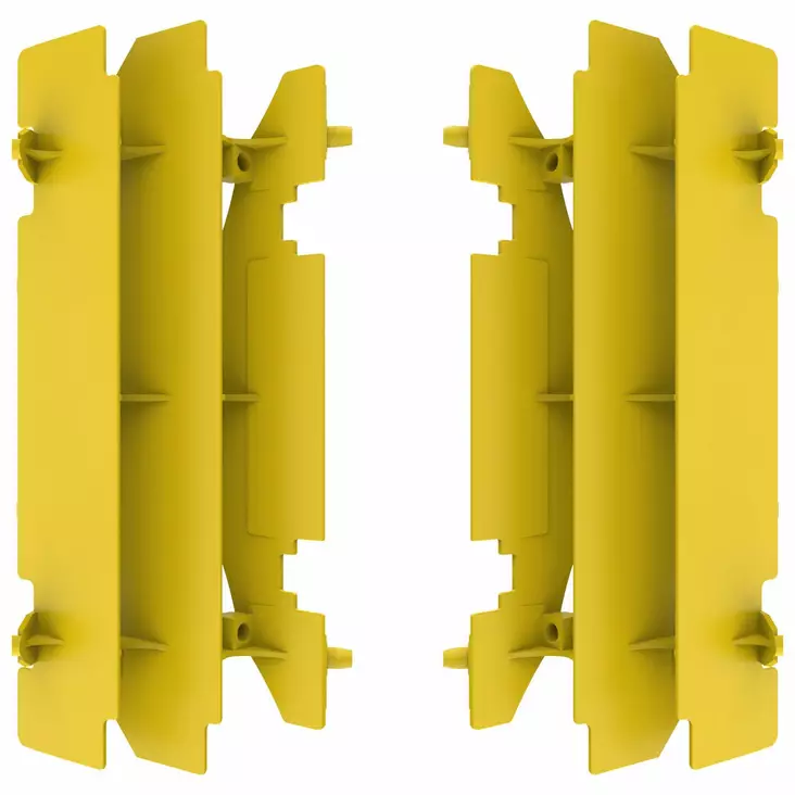 Polisport radiator louvers Suzuki RM125(01-08) RM250(96-06) Yellow rm01 (10) - Moottoripyörän Suojat & suojukset - 106399 - 1