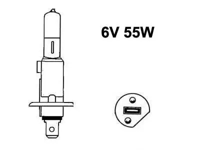 POLTTIMO AU-LITE H1 6V 55W - Yleisosat ja tarvikkeet - 27939 - 1
