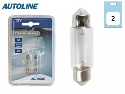 POLTTIMOPARI AUTOLINE 12V 10W BLISTER - Yleisosat ja tarvikkeet - 67849 - 1