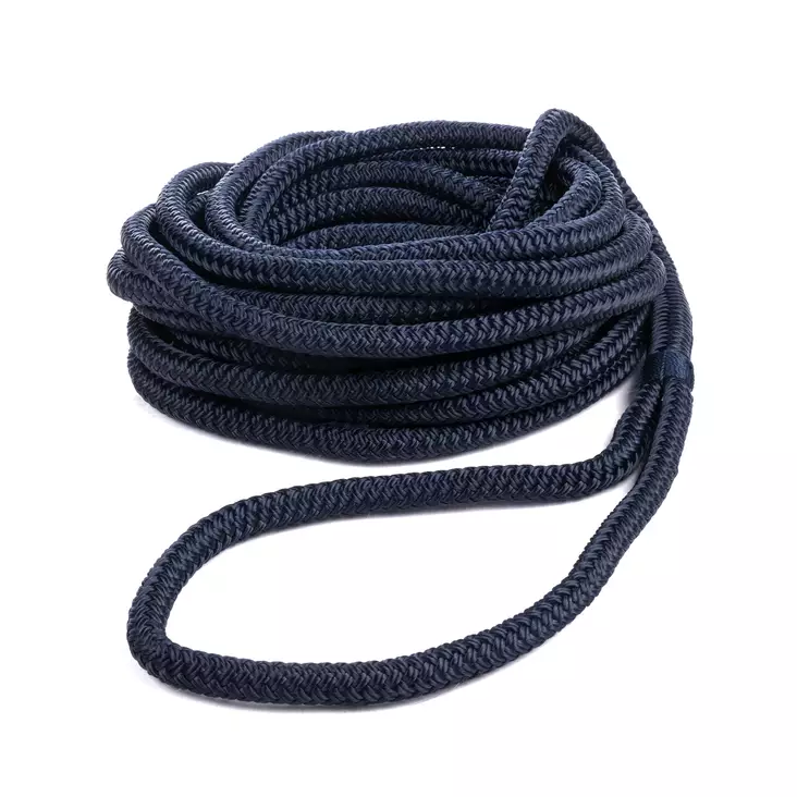 Qvarken Kiinnitysköysi Dockline silmukalla 14mm 15m navy sin - Veneen kiinnitys - 111819 - 1