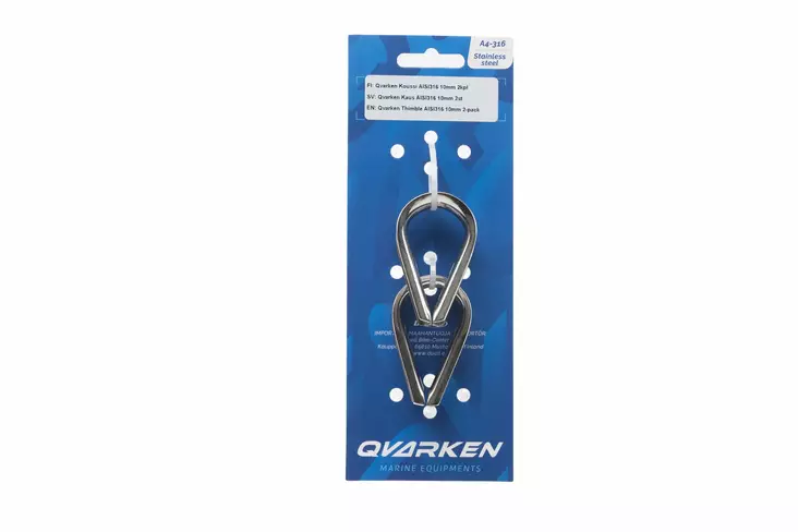 Qvarken Koussi AISI316 12mm 2kpl - Veneen Koussit - 111119 - 1