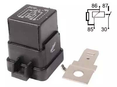 RELE 12V 40A VASTUKSELLA,HAMEELLA - Yleisosat ja tarvikkeet - 71329 - 1
