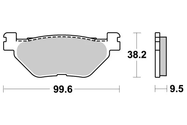 Sbs Jarrupalat Ceramic - Moottoripyörän Jarrupalat - 104819 - 1
