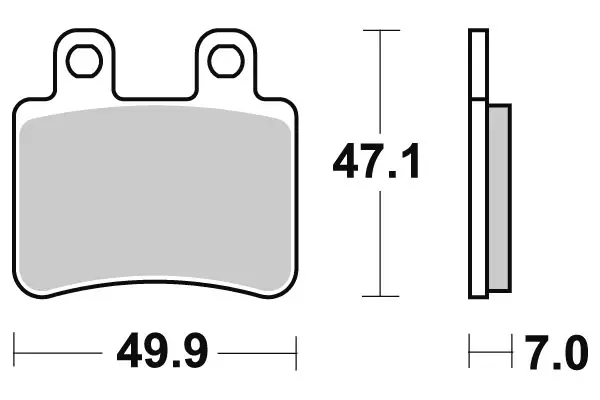 Sbs Jarrupalat Ceramic (773HF) - Moottoripyörän Jarrupalat - 103949 - 1