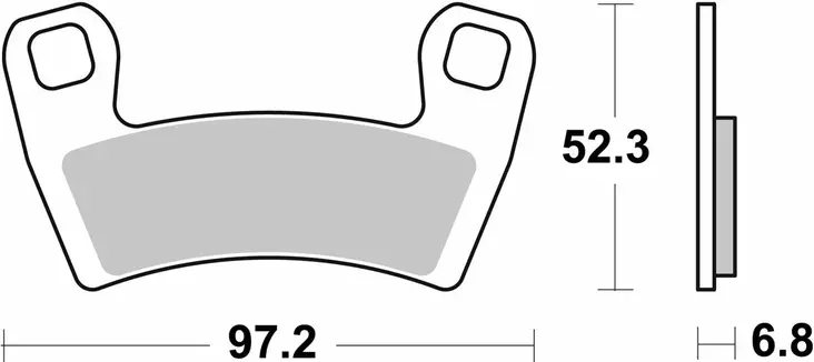 Sbs Jarrupalat Sintered Offroad - Moottoripyörän Jarrupalat - 102739 - 1