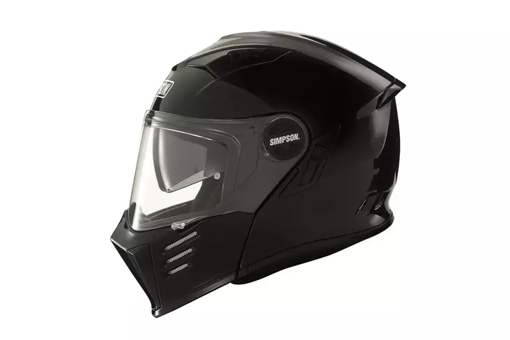 SIMPSON Kypärä Darksome 06 solid musta S - MP Avattavat kypärät - 87779 - 1