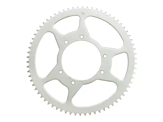 Tec-X Takaratas, 70 hammasta (420), Ø105mm, Aprilia, Derbi, Drac, Rieju, Yamaha - Moottoripyörän Ketjut & rattaat - 101199 - 1