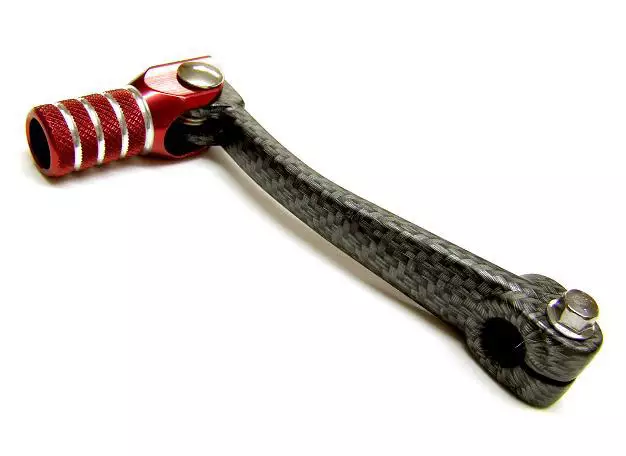 Tec-X Vaihdepoljin, Carbon-kuvio/Punainen, Minarelli AM6 - Mopon & Skootterin Polkimet - 97979 - 1