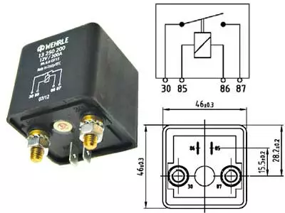 TEHORELE 12V 120A / 200A - Yleisosat ja tarvikkeet - 70959 - 1