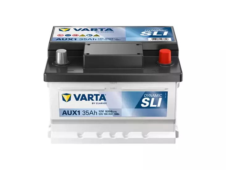 VARTA DYNAMIC AUX 35AH 520A 212X175X140MM -/+ - Yleisosat ja tarvikkeet - 45529 - 1