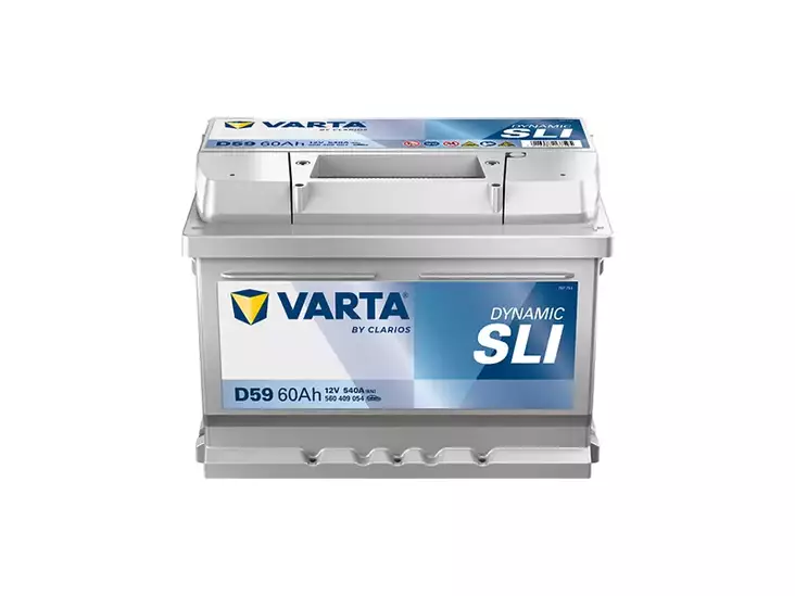 VARTA DYNAMIC SLI 60AH 540A 242X175X175MM -/+ - Yleisosat ja tarvikkeet - 45069 - 1