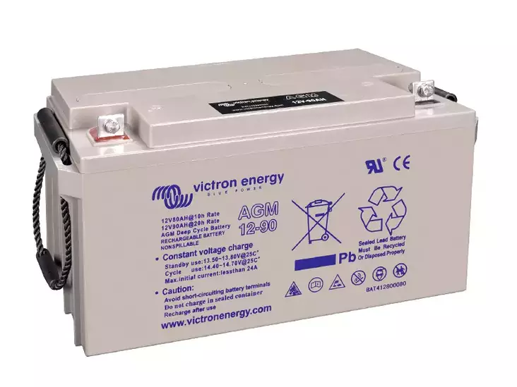 VICTRON AGM AKKU 12V/90AH (M6) - Yleisosat ja tarvikkeet - 46309 - 1