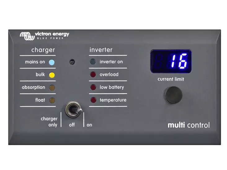 VICTRON INVERTTERIEN OHJAUSPANEELI 200/200A GX - Yleisosat ja tarvikkeet - 48929 - 1