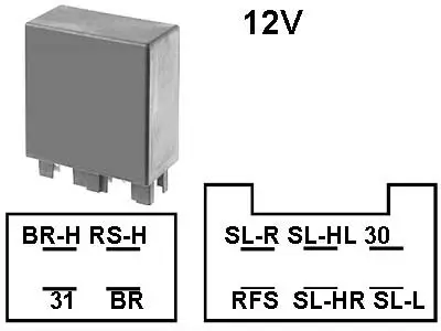 VILKKURELE 12V 10-NAP. - Yleisosat ja tarvikkeet - 29619 - 1