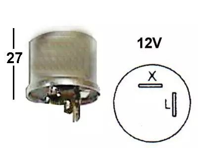 VILKKURELE 12V 2-NAP. 552 - Yleisosat ja tarvikkeet - 70729 - 1