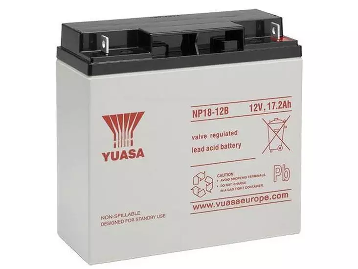 YUASA 12V NP AGM VRLA 18 AH 180X76X167 -/+ - Yleisosat ja tarvikkeet - 46139 - 1