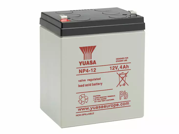 YUASA 12V NP AGM VRLA 4 AH 90X70X(101)106 +/- - Yleisosat ja tarvikkeet - 45989 - 1