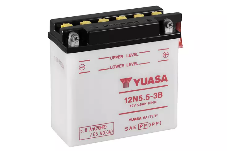 Yuasa akku, 12N5.5-3B (cp) Happopatruuna mukana (4) - Yleisosat - Akut - 107769 - 1